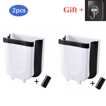 Load image into Gallery viewer, New product foldable kitchen trash can kitchen cabinet trash door hanging trash can car trash can toilet garbage waste storage
