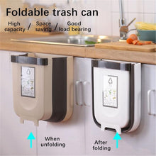 Load image into Gallery viewer, New product foldable kitchen trash can kitchen cabinet trash door hanging trash can car trash can toilet garbage waste storage
